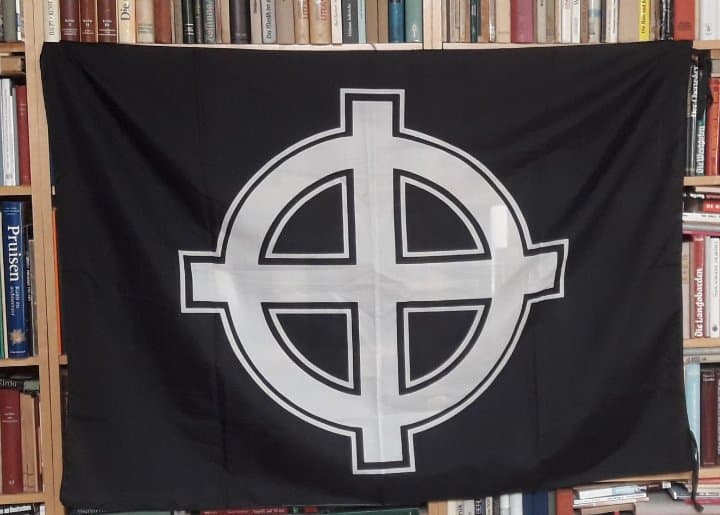 Vlag Keltisch kruis 135 x 100 cm