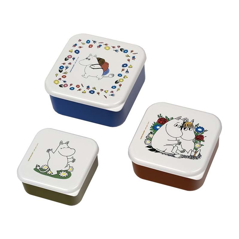 Lunch-Box, 3er Set, "Moomin"