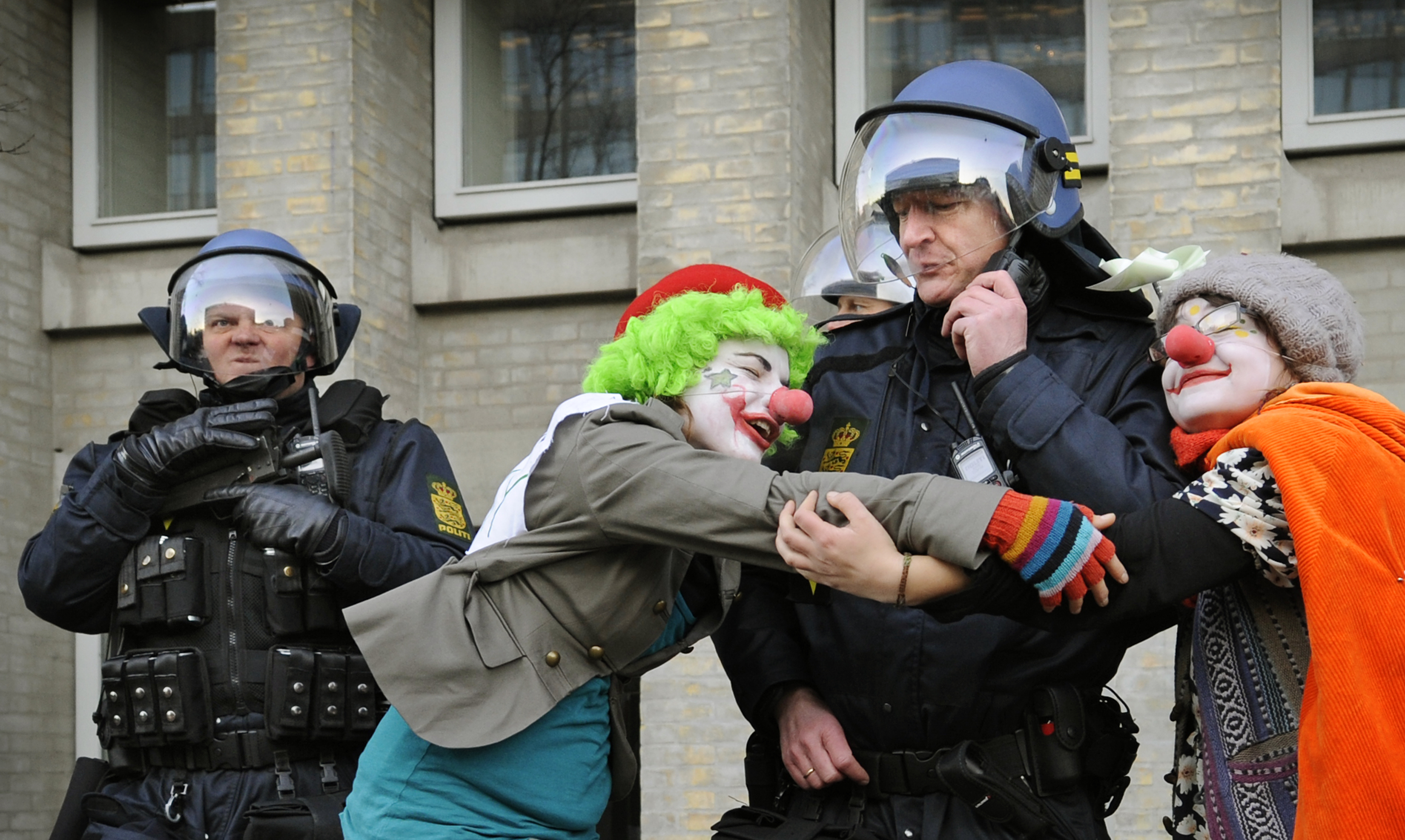 adrian-dennis-x-climate-protestors-in-denmark  W W Norton on April 19 2016jpg