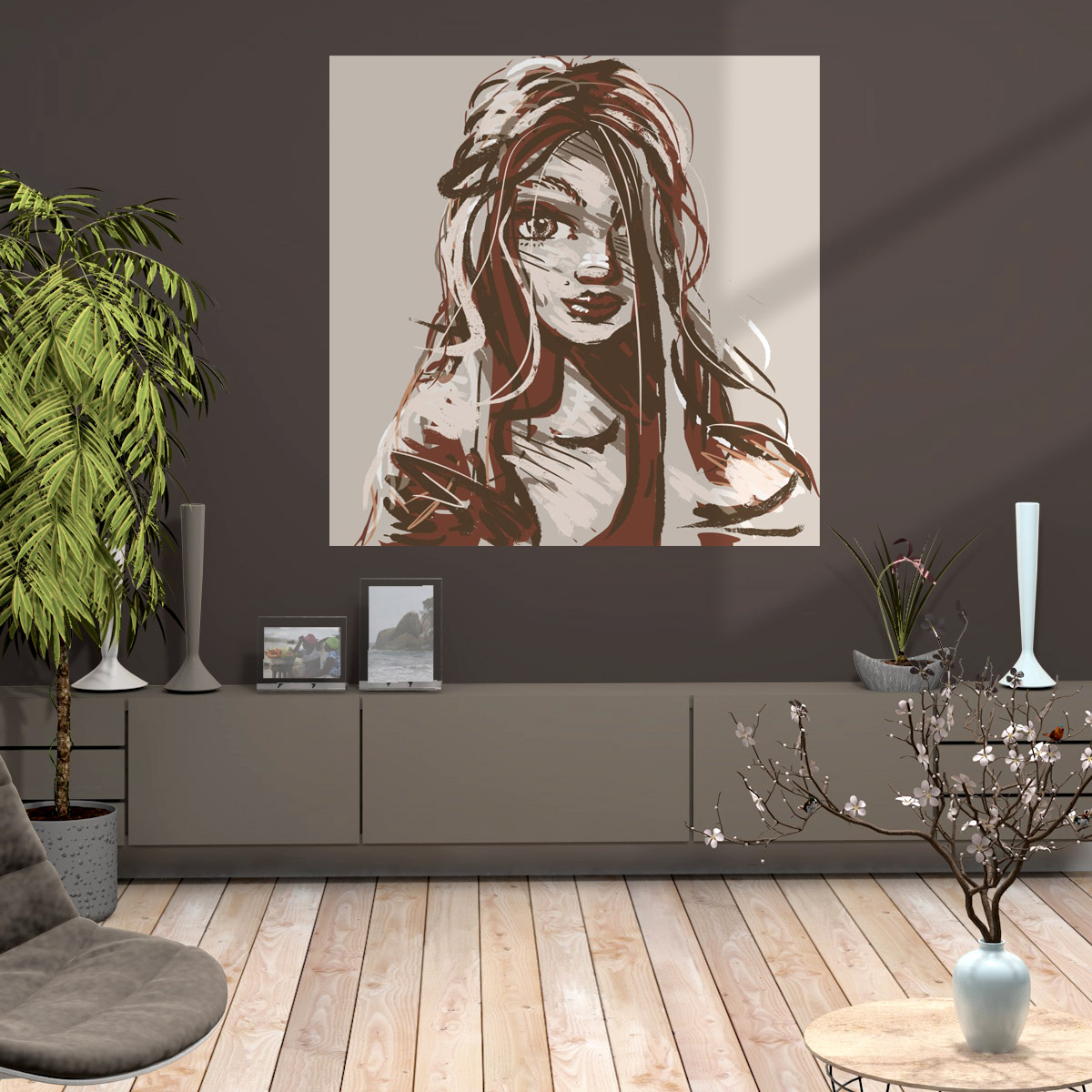 dibond - interieur styling - 2021 kleur - portret meisjejpg