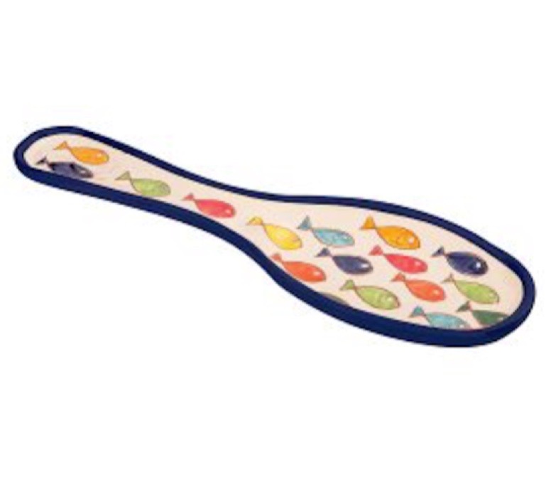 Spoon rest from the Coloured Fish Range of Spanish Ceramics