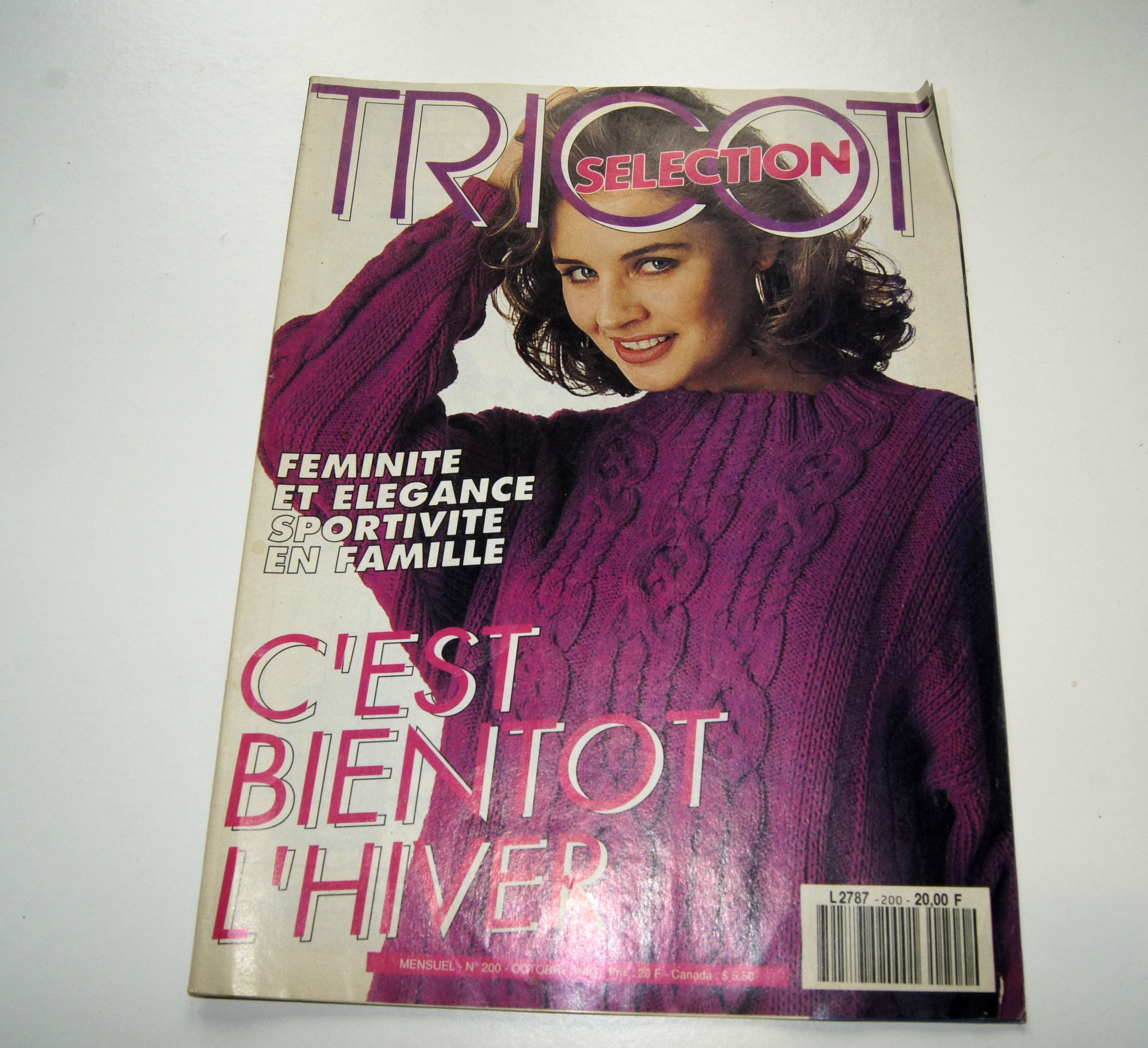 Tricot sélection numéro 2000 octobre 1993