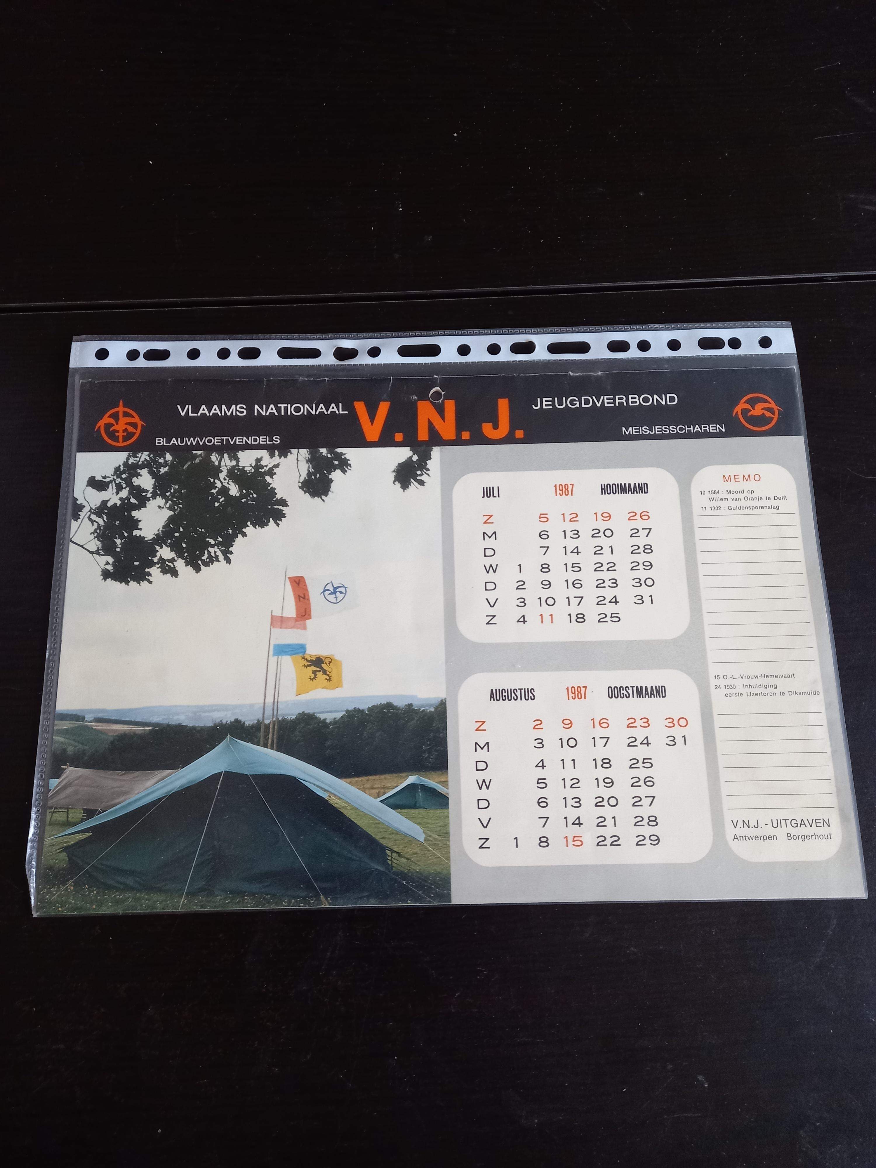 Kalender VNJ 1987