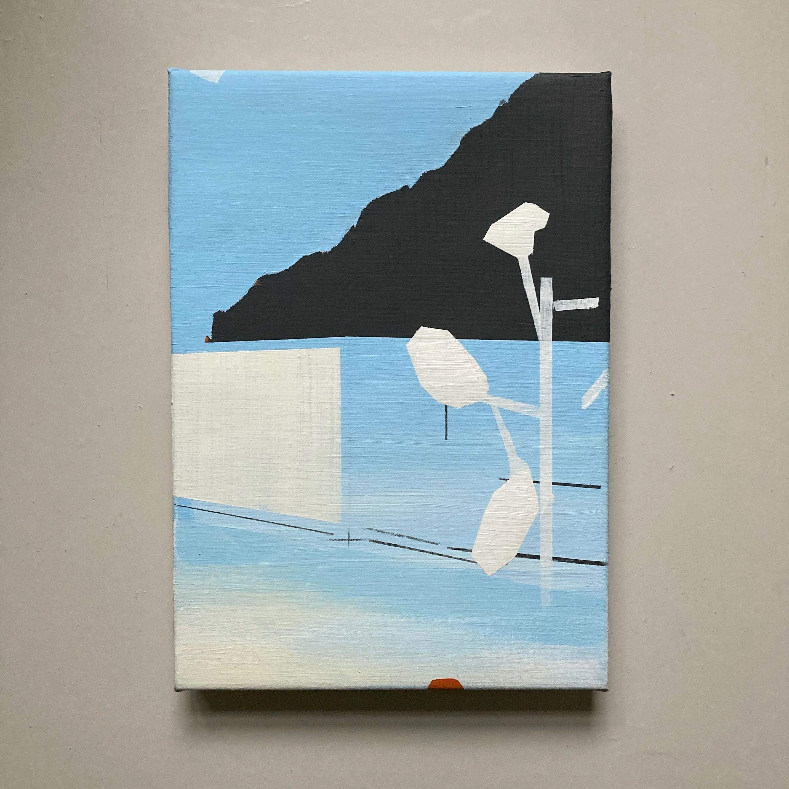 'property', 25 x 35 cm, acrylics on canvas, 2022