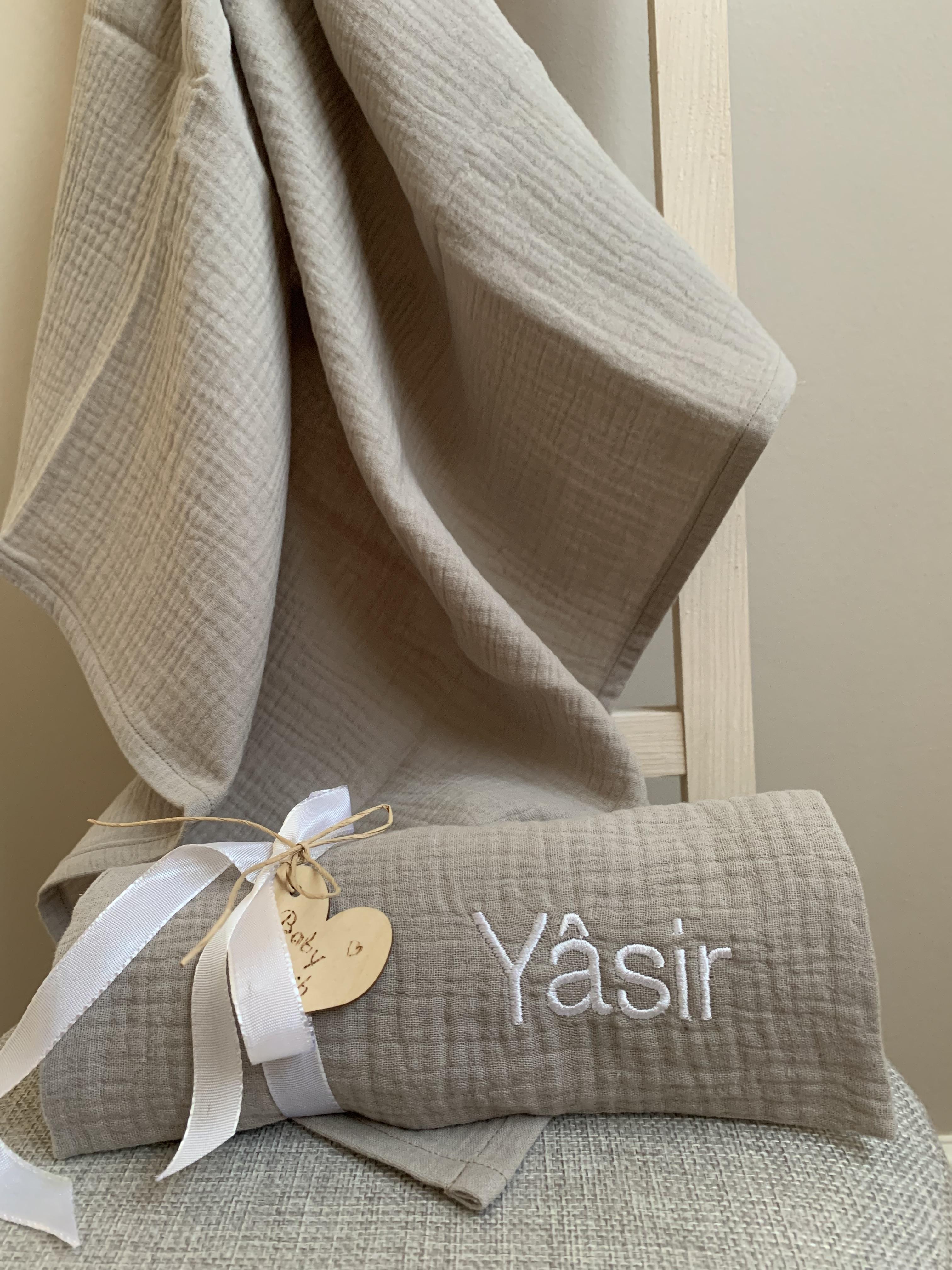 hydrofiele doek/swaddle taupe