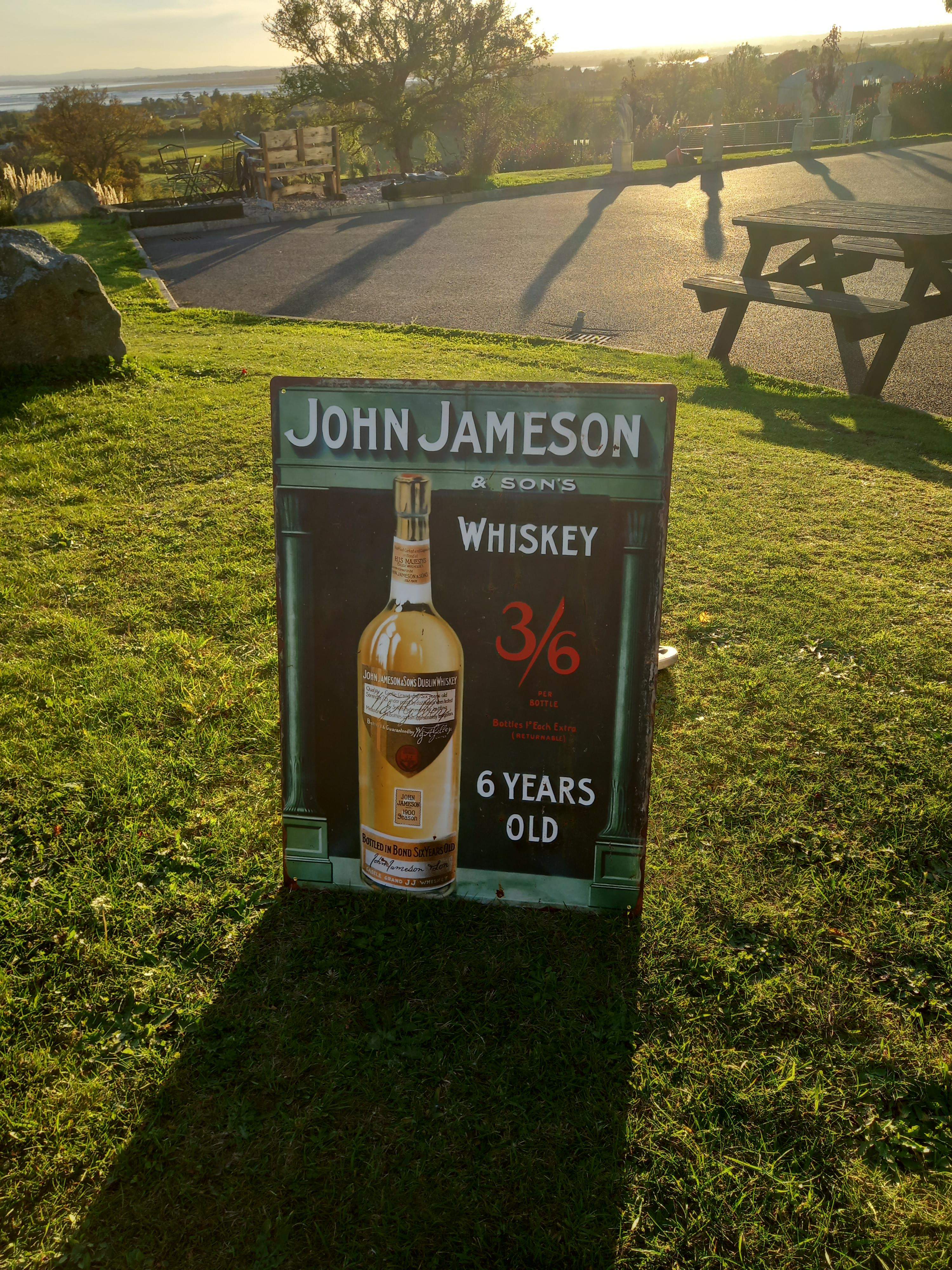 Large Jameson Tin Sign