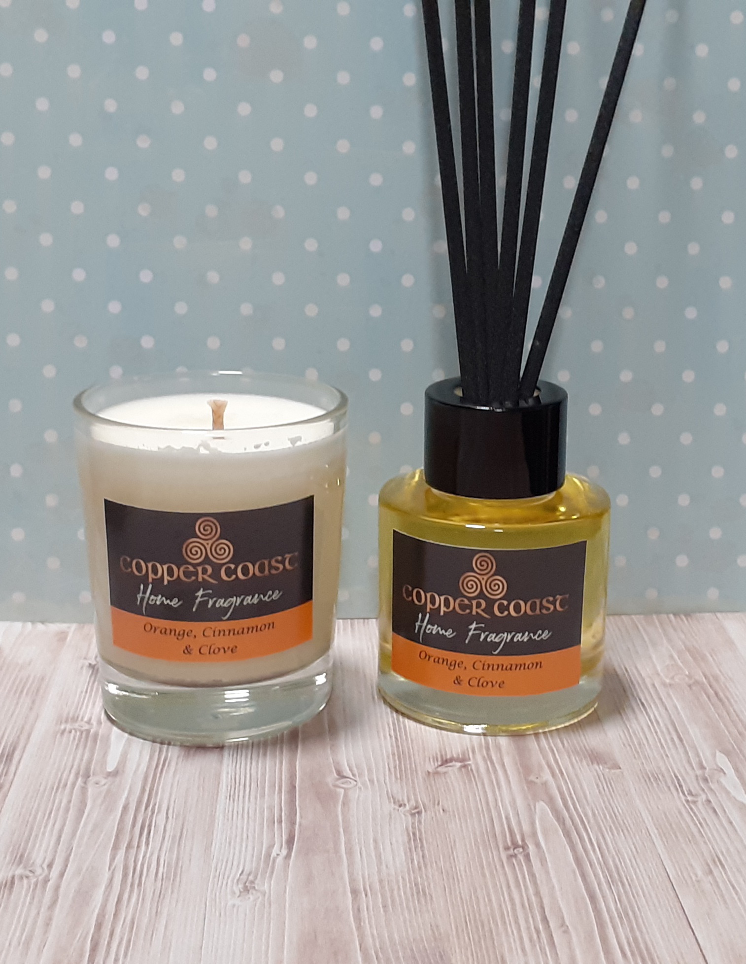 Soy Wax Candle & Reed Diffuser Gift Set