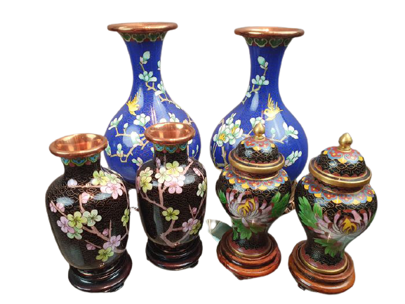 chinese vaas cloisonné