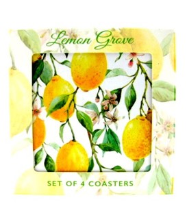 Bohemian Lemon- William Morris - Onderzetters (4 stuks) - NIEUW