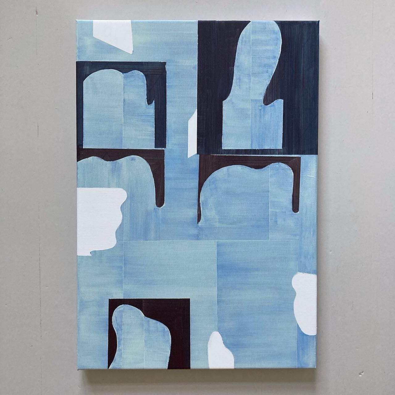 'al mar', 42 x 60 cm, acrylics on canvas, 2023
