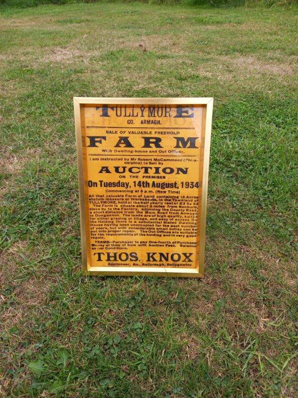 Farm Auction Notice