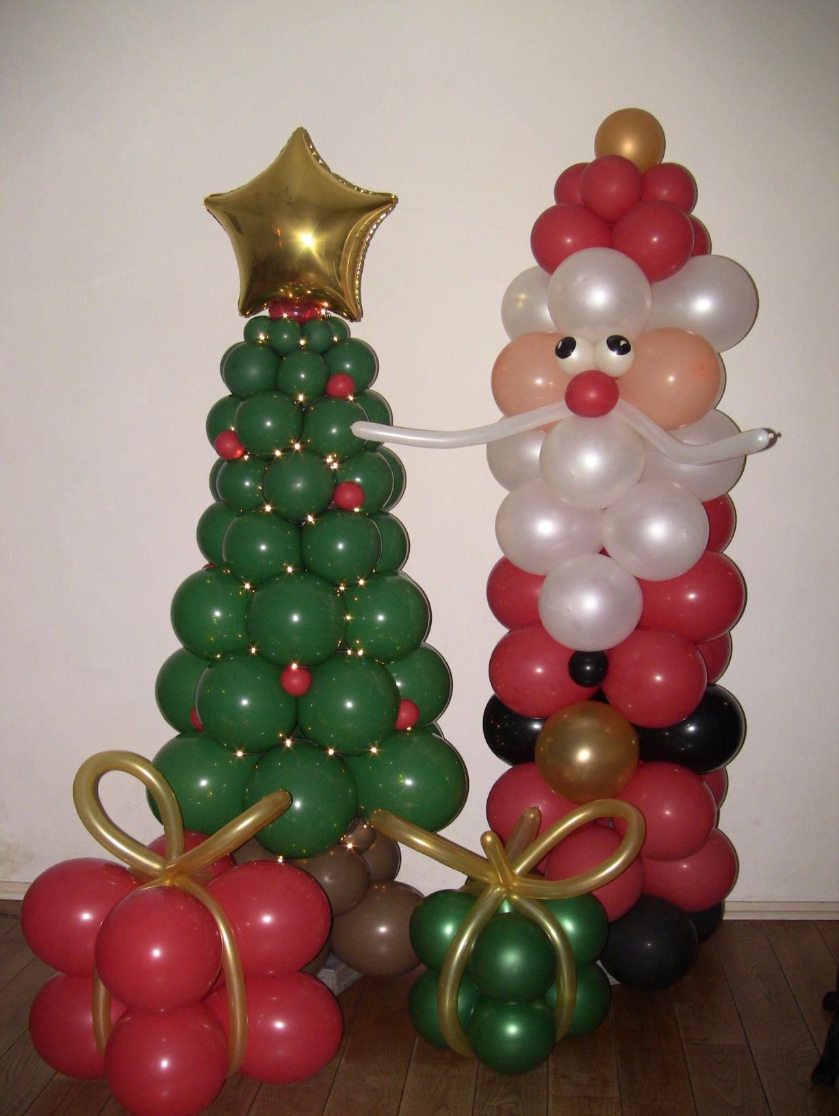 Ballonnendecoratie Kerstmis