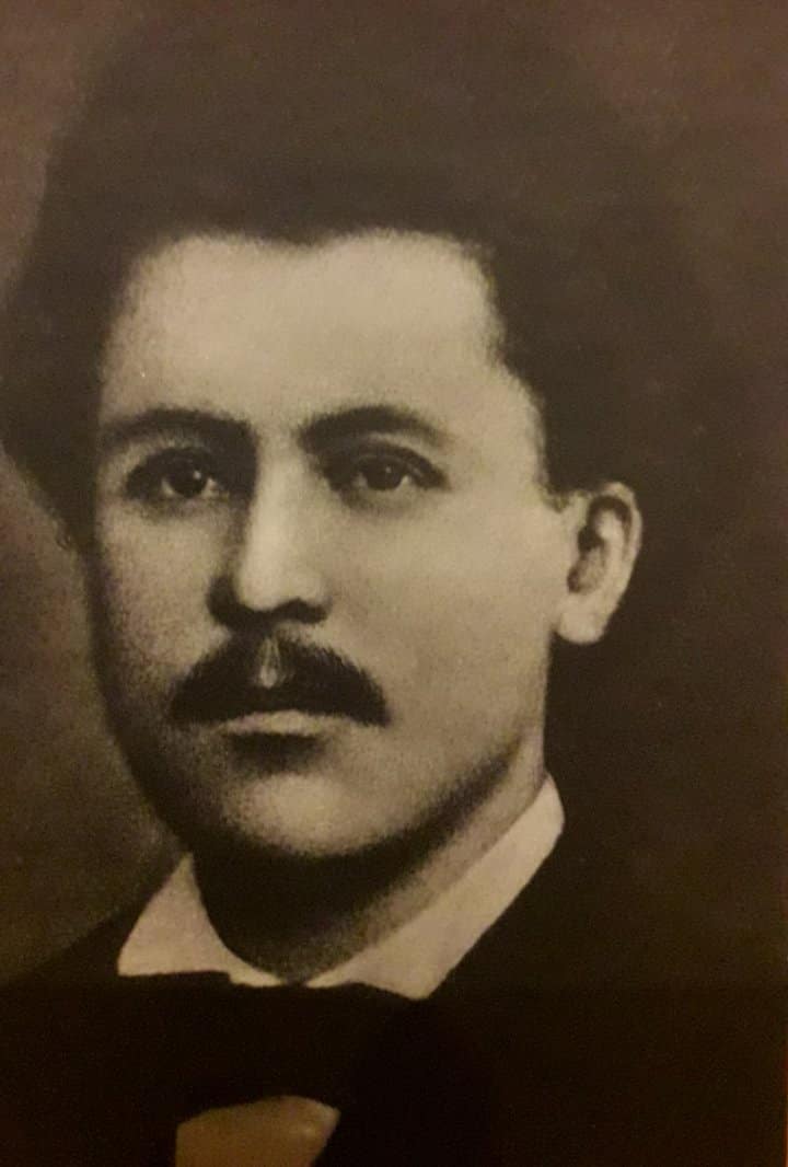 originele postkaart Alrbrecht Rodenbach