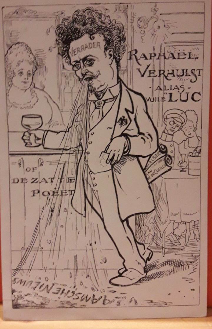 Spotprent Raad van Vlaanderen aktivisme 1920 - Raf Verhulst (B33)