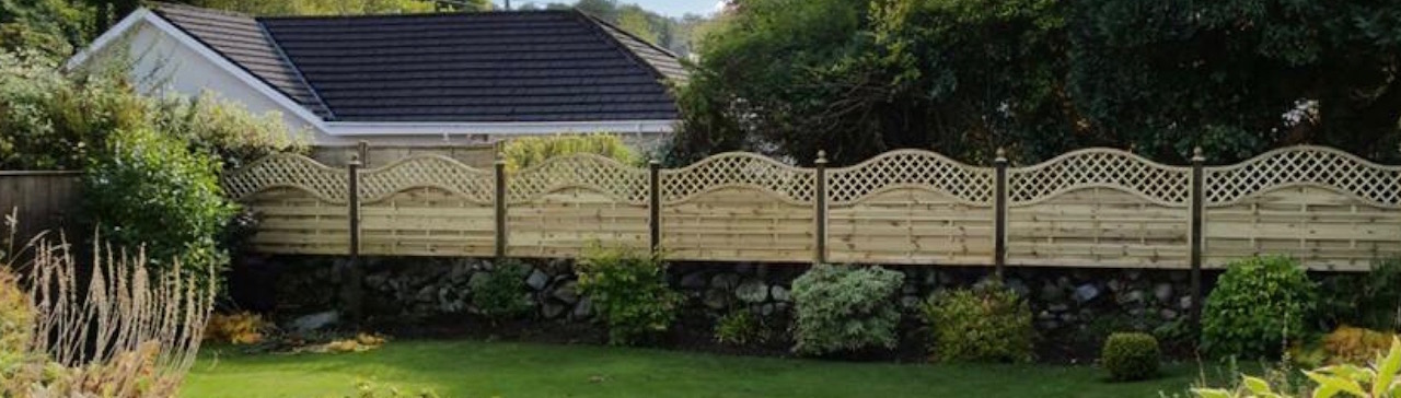 Attractive garden fencing by Creative Gardens Dalbeattie
