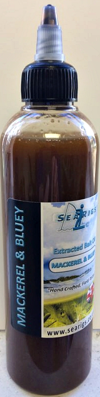 Mackerel & Bluey Bait oil - 1 x 250ml - 2 x Pulley Pennel Rigs 4/0