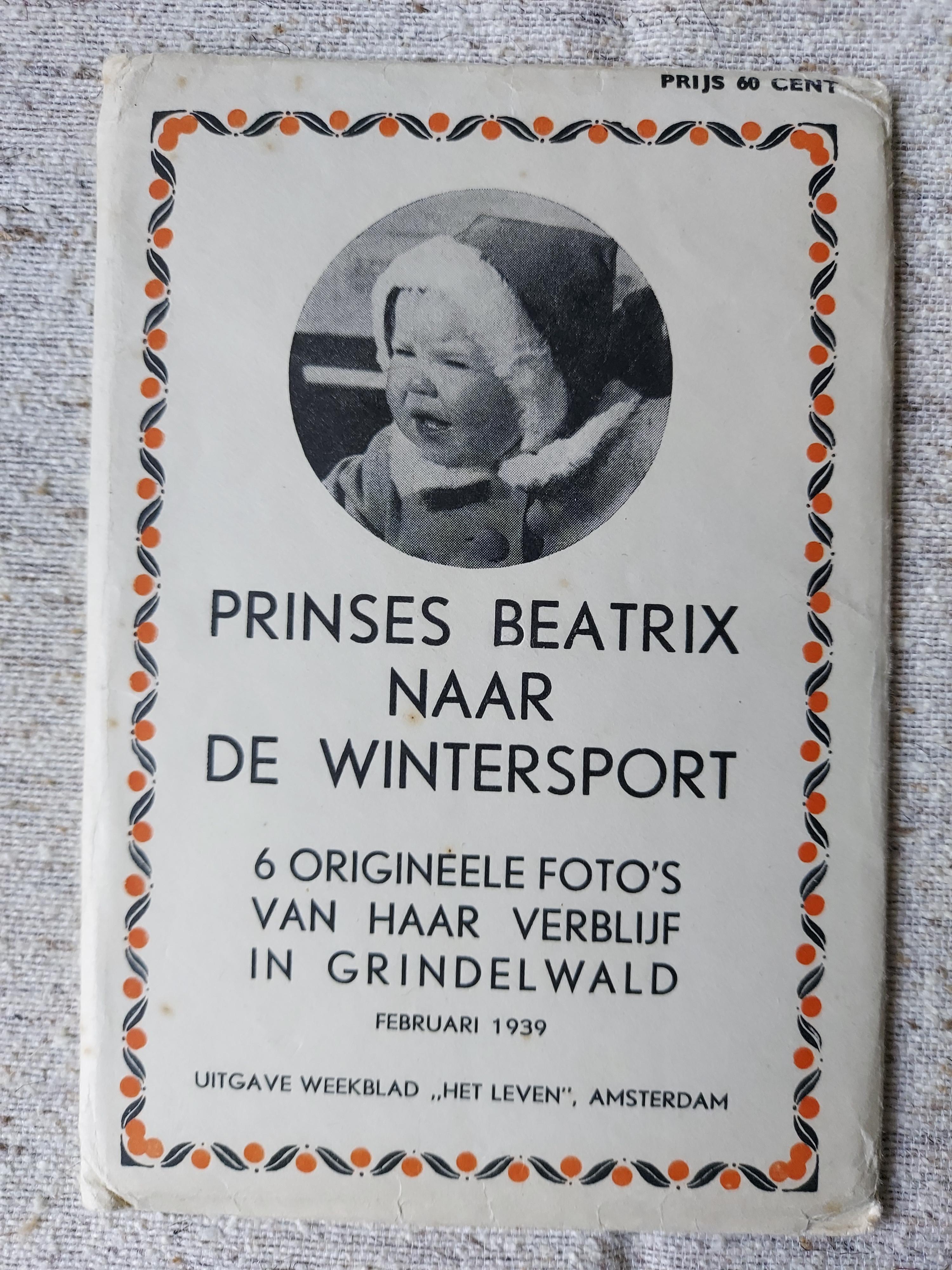 Prinses Beatrix naar de wintersport
