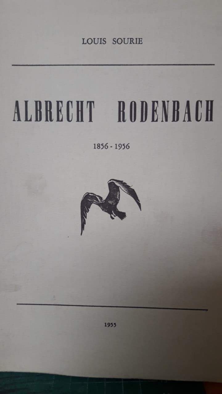 Albrecht Rodenbach 1856 - 1956+ door Louis Sourie / 96 blz