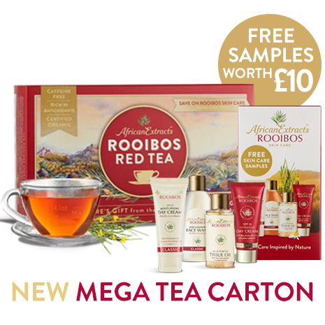 Rooibos Gift Box, 160 Teabags + Free Skin Care worth £10