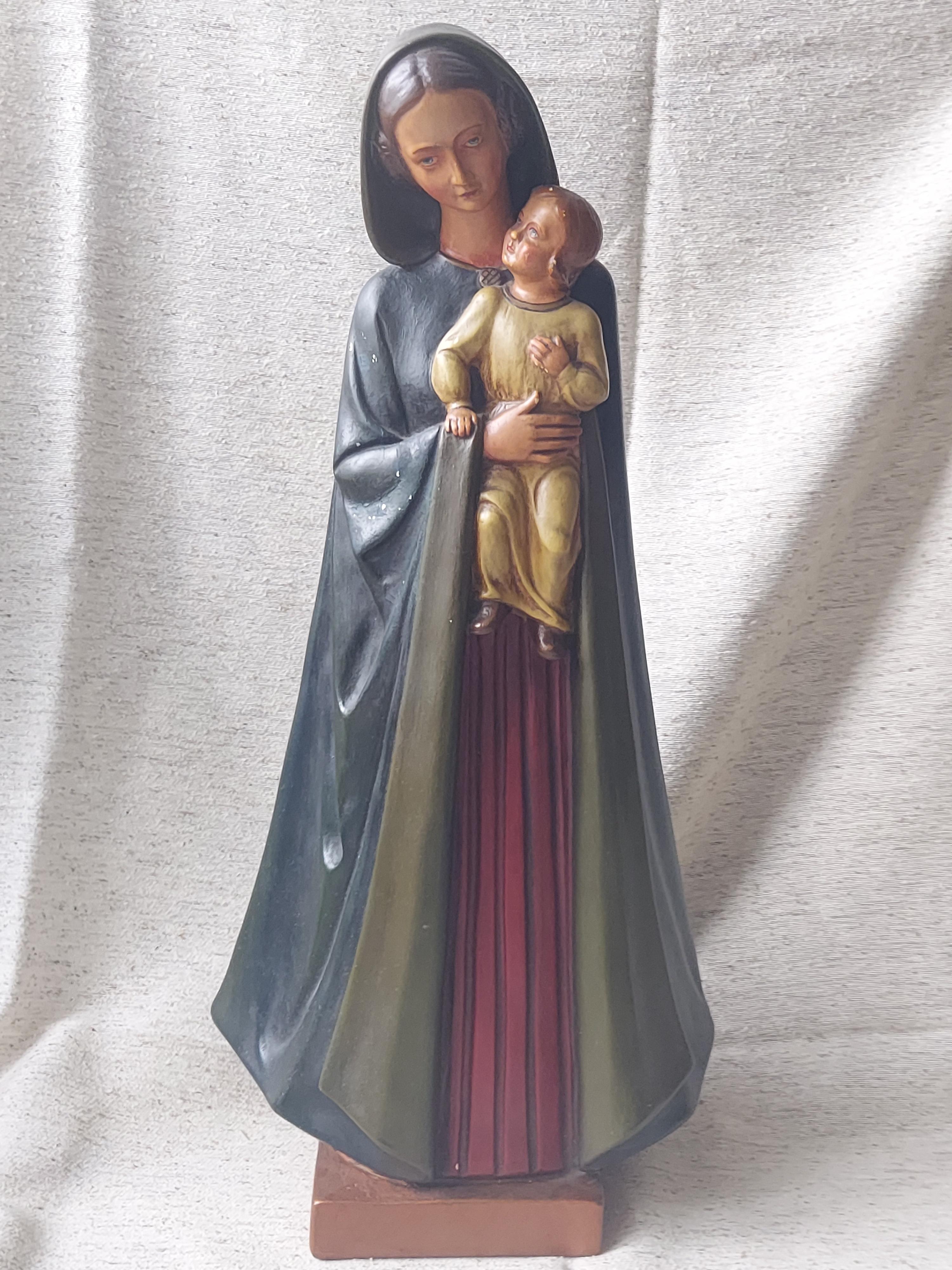 Mariabeeld met kind