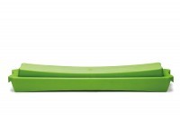 Rillen Balken, mit integrierter Wippe, grün