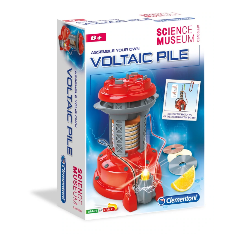 Voltaic Pile - Clementoni - Batterij van Volt en Elektriciteit - Spel & Wetenschap