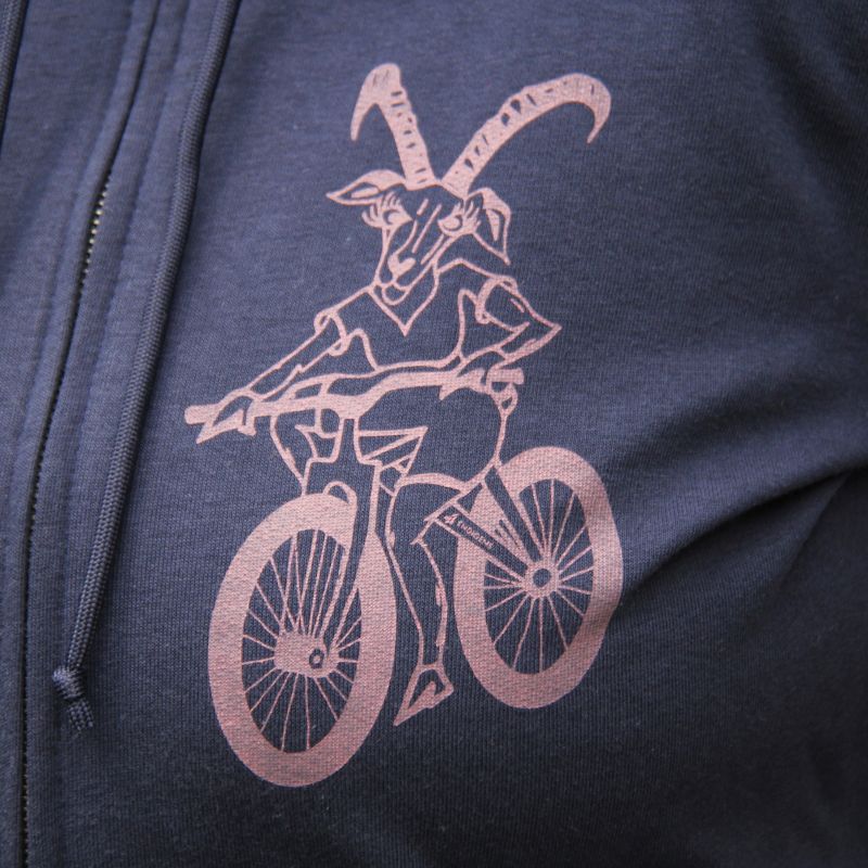 Zip Hoodie women MTB Steinbock navy