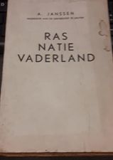 Ras Natie en vaderland - A. Janssens - uitgave 1943 / 196 blz