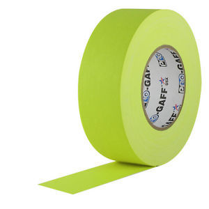 PRO GAFF® - FL Yellow Fluorescent Gaffer Tape (48mm by 22.8 meter)