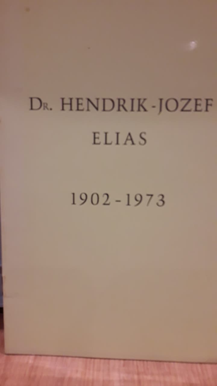 Brochure VNV leider Hendrik Elias 1973