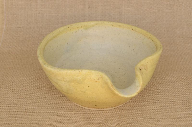 Stoneware with oatmeal glaze