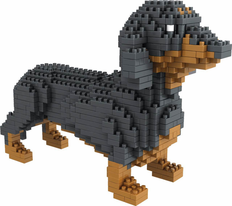 Dachshund Mini Lego Blocks