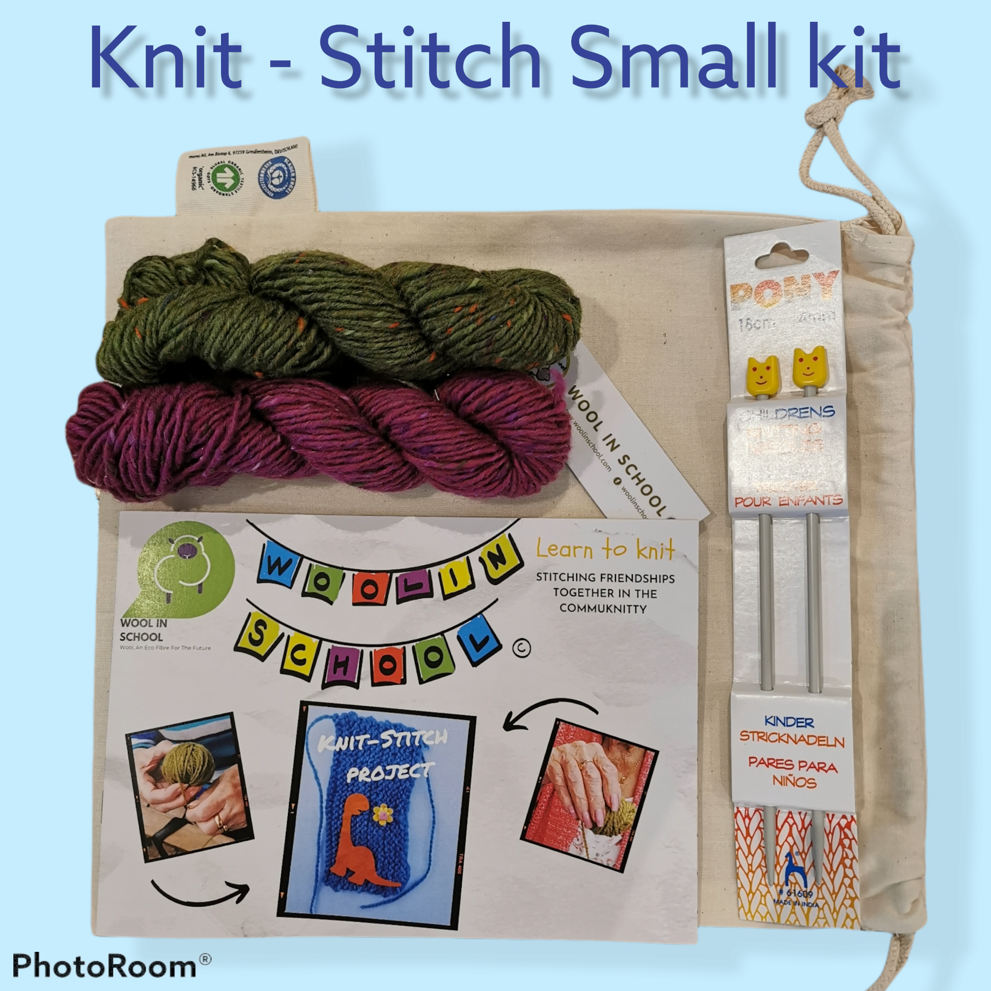 Knit-Stitch Bunting Kiddo Kit