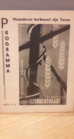 Programma Ijzerbedevaart 1955