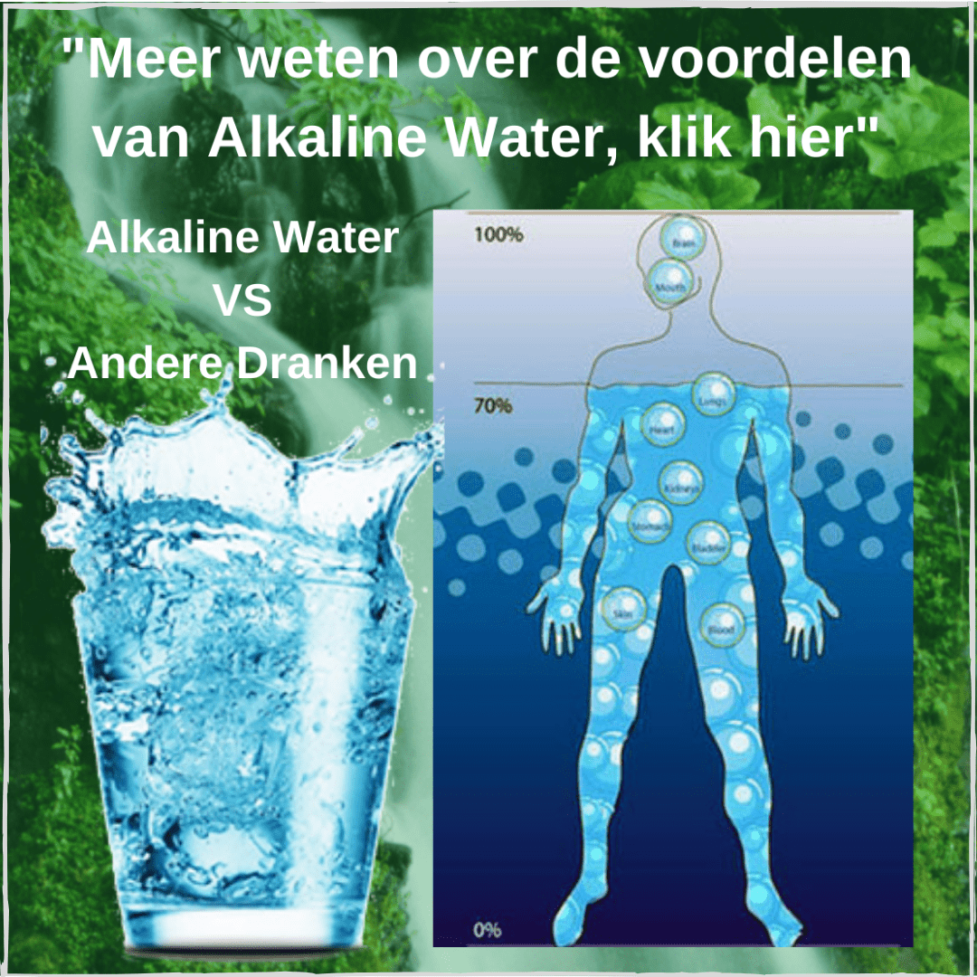 Alkaline water 5 liter + 2 weken navullen