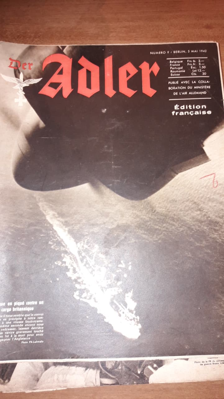 Der Adler 1942 nummer 9 / Franstalig