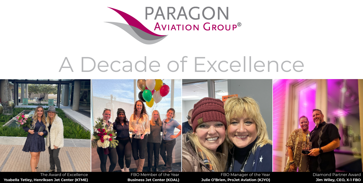 Paragon  Aviation Group celebrates a decade of excellence