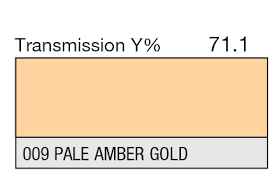 Lee 009 Pale Amber Gold Roll