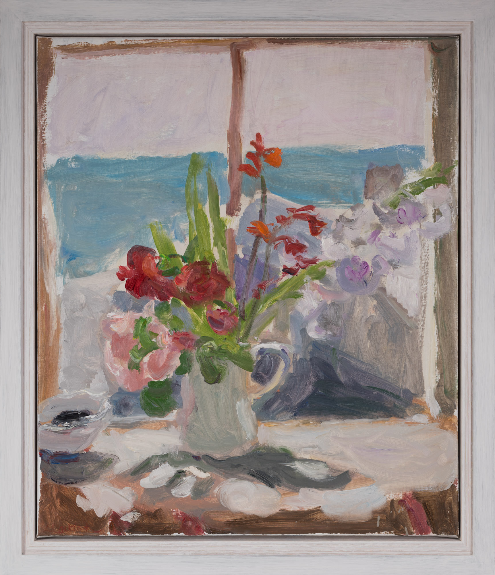 Sea View and Summer Flowers