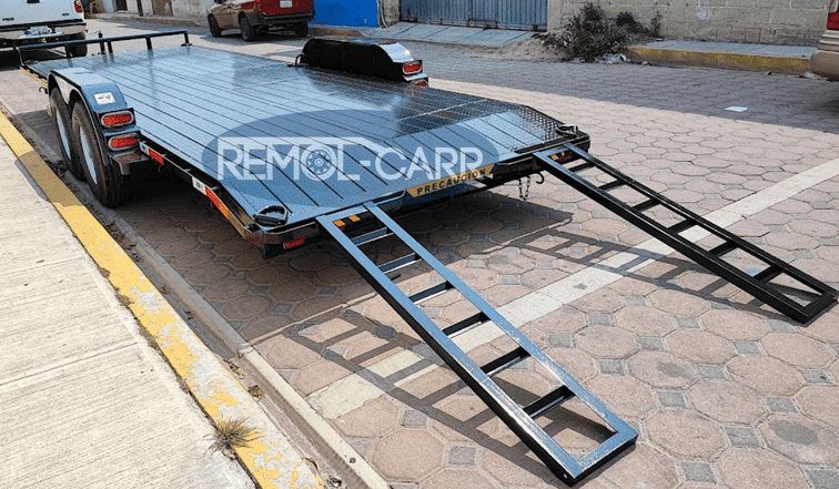 REMOLQUE NEGRO TIPO CAR HAULER 3 TONELADAS