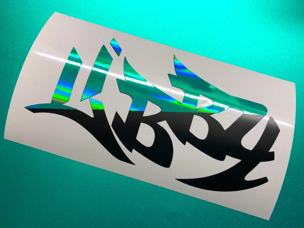 Personalised Two Colour Wildstyle Decal