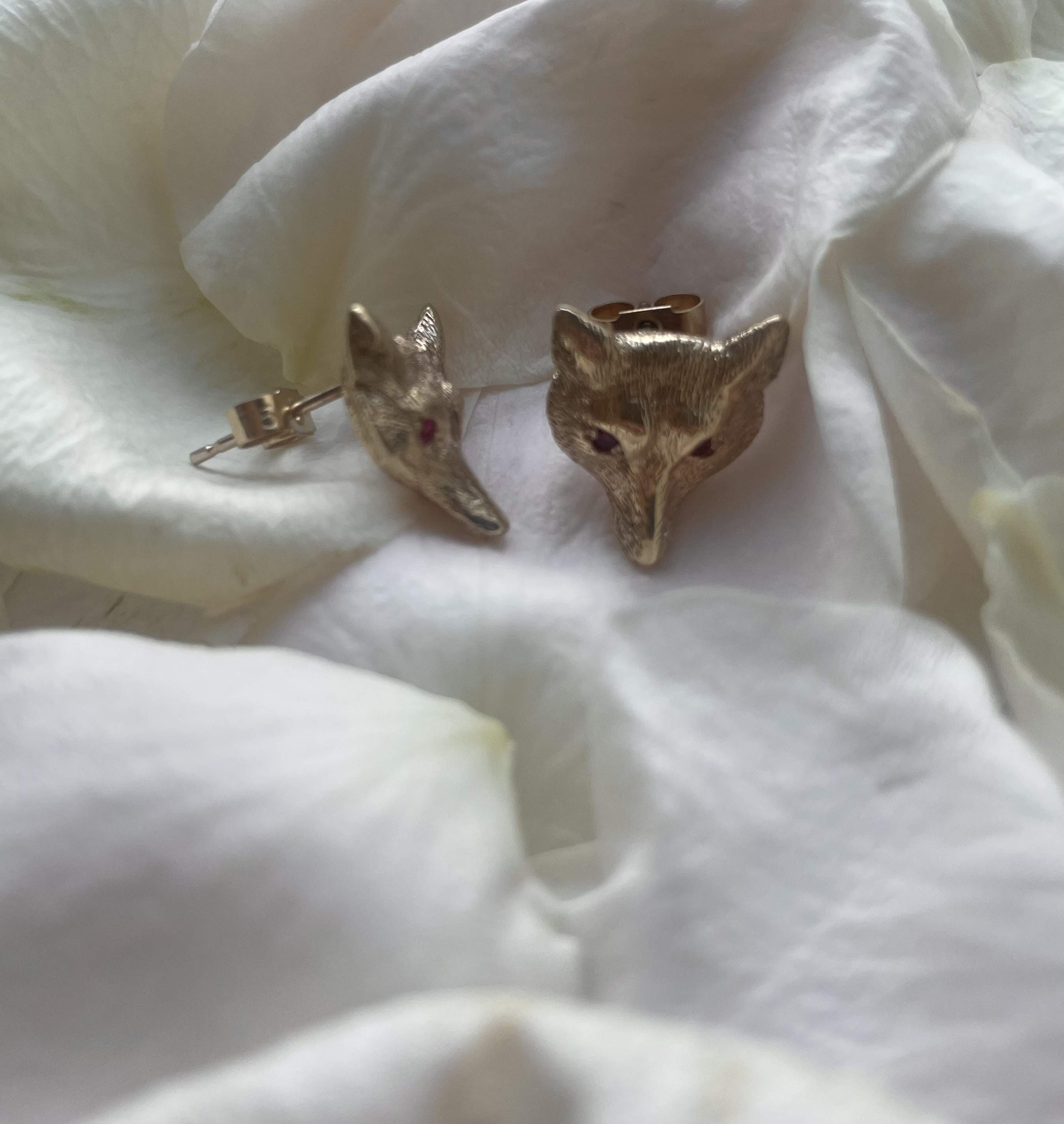 Fox earrings