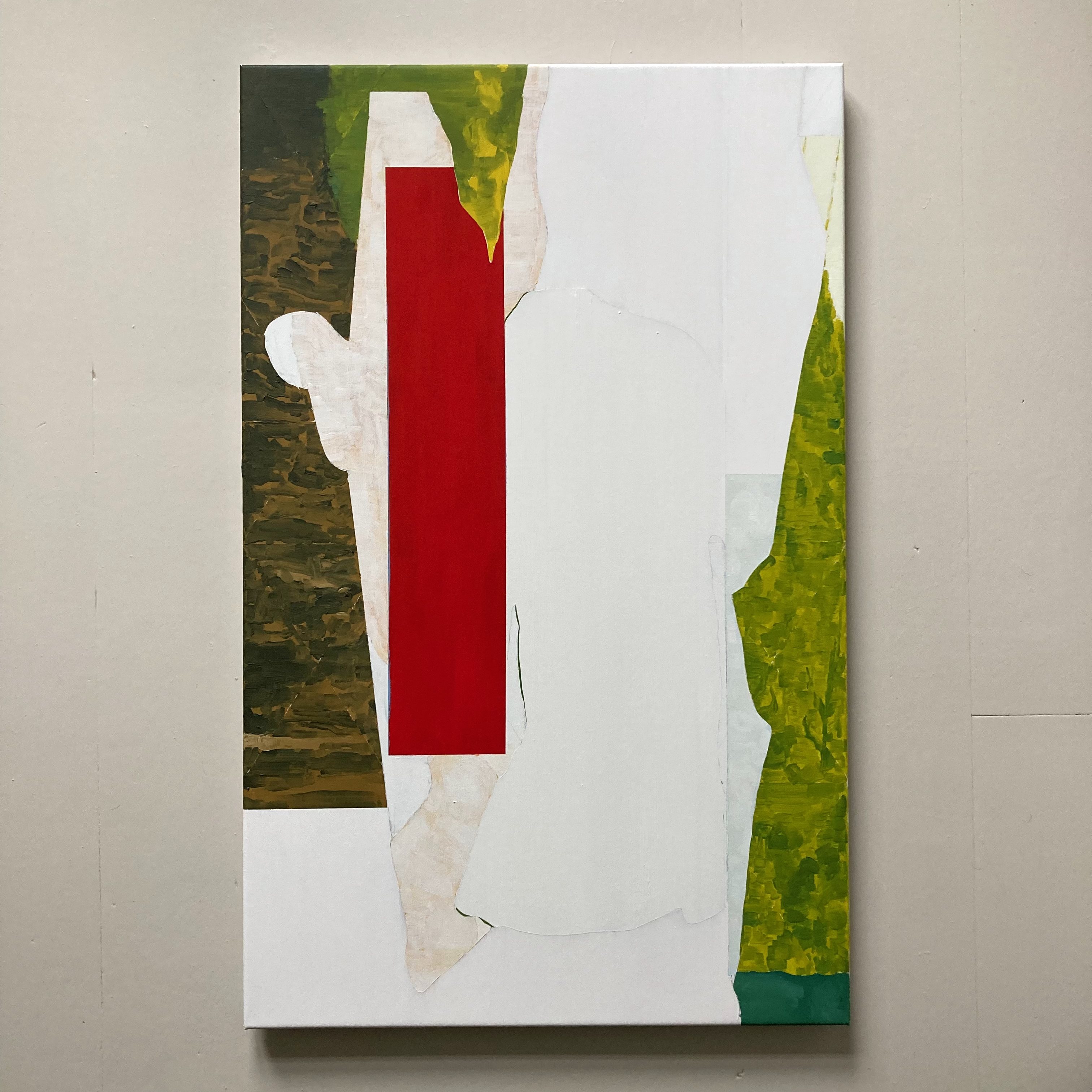 'lacquer coat', 54 x 86 cm, acrylics & oil on canvas, 2023