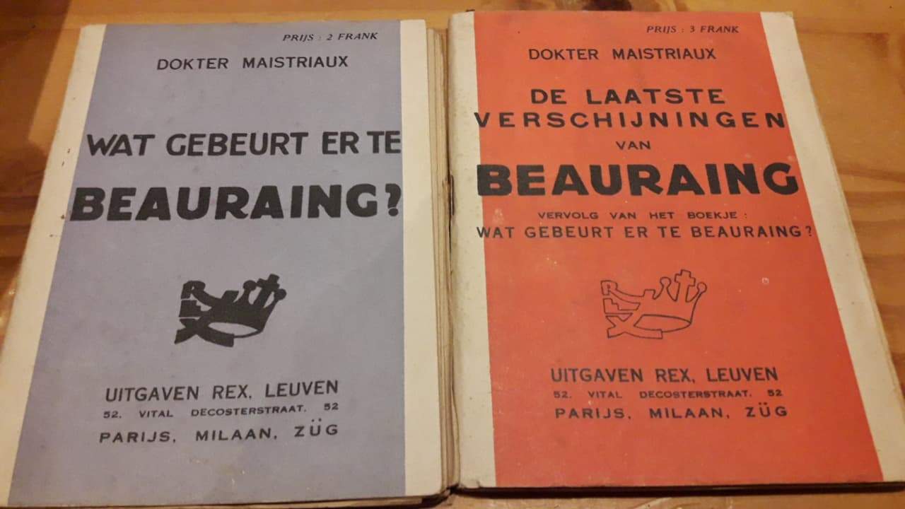REX - Leon Degrelle  / 2 REX Brochures Beauraing 1933