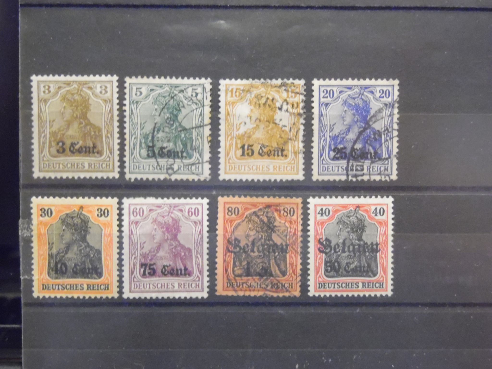 Postzegels Kavel 30 - Deutsches Reich 1910-1933 Belgie