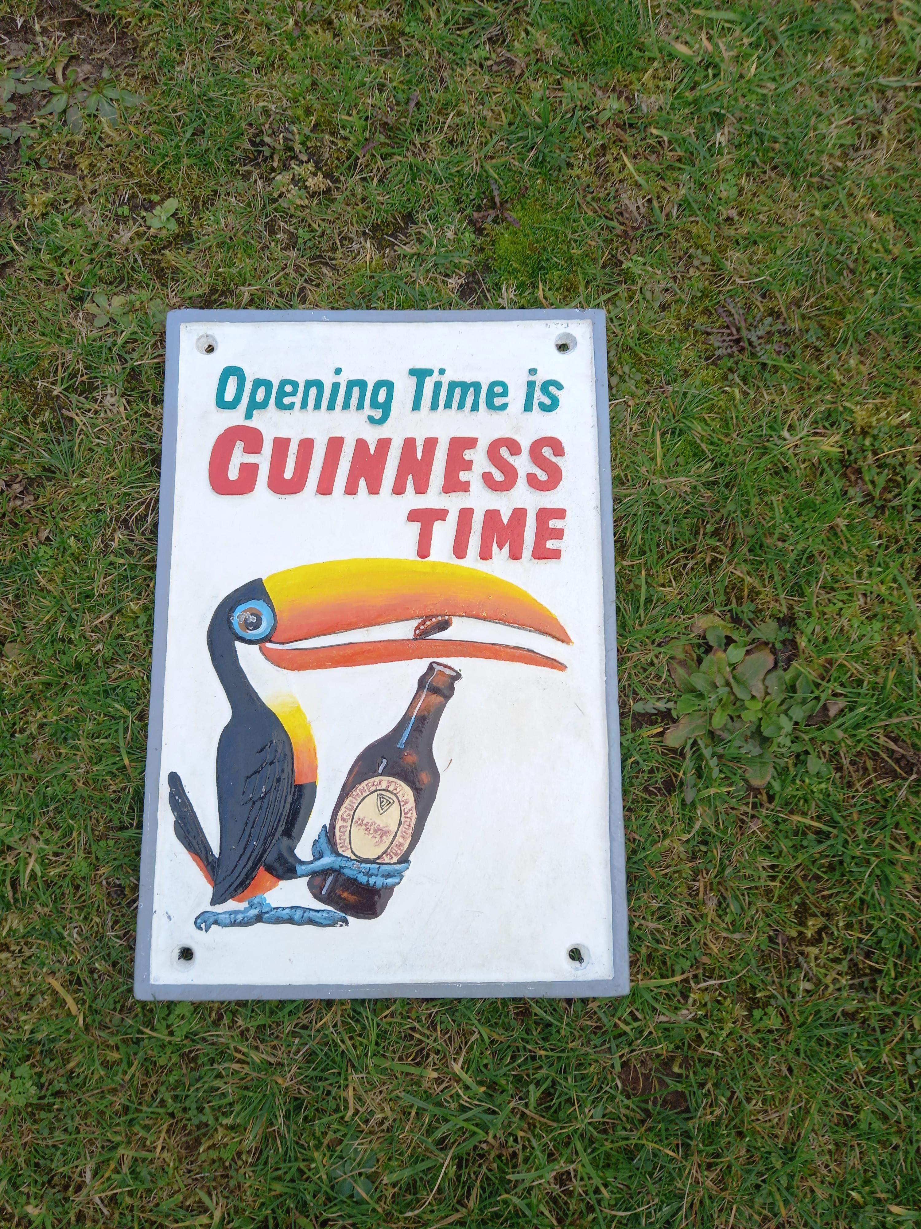 Guinness Cast Iron Sign