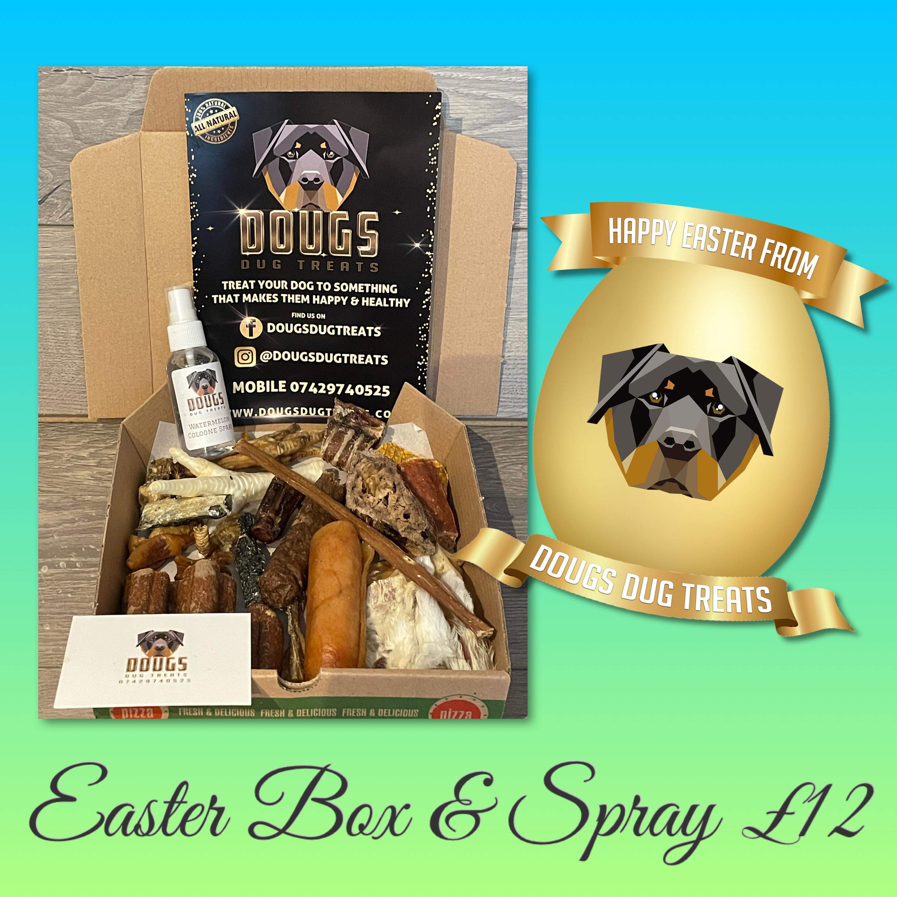Easter Selection Box and Dog Spray