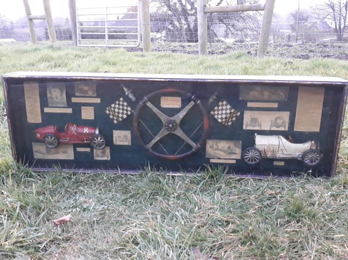 Vintage Racing Display Cabinet