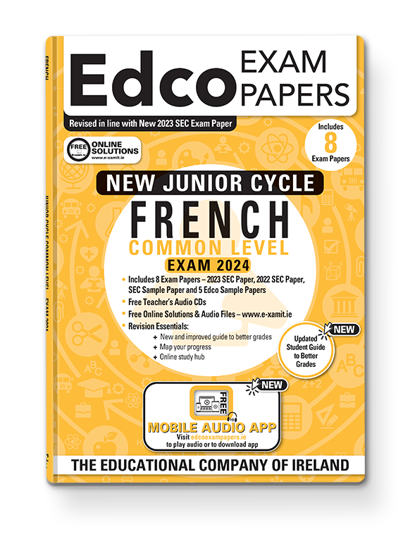 FRENCH JC 2024 EXAM PAPERS - COMMON LEVEL - EDCO