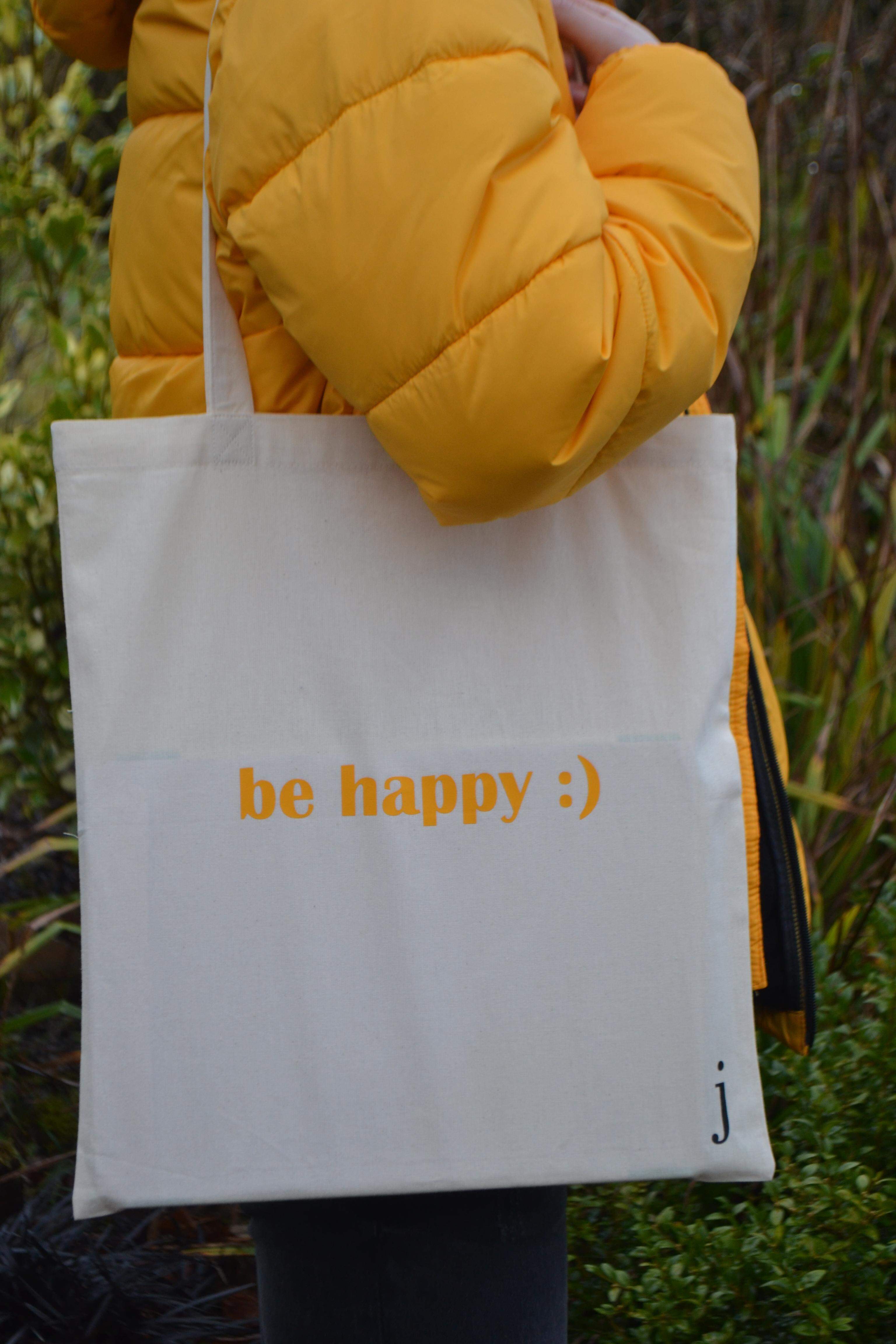'Be Happy' Tote